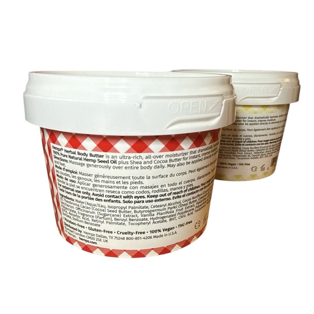 Hempz Body Butter Bake Shop Set Raspberry & Sugar Cookie Limited Edition Mini - Picture 4 of 7